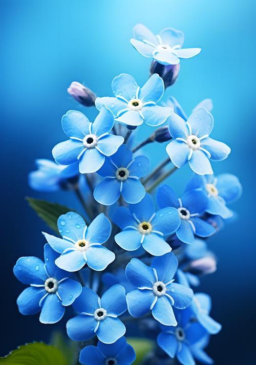 勿忘我花的颜色代表什么花语？