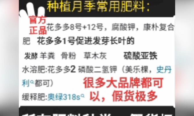 蝴蝶兰肥料有哪些种类？如何正确选择？