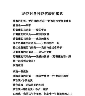 纹蔷薇素花的寓意和含义是什么？