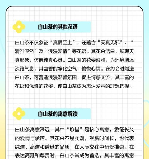 山茶花和白玫瑰的花语和寓意是什么？