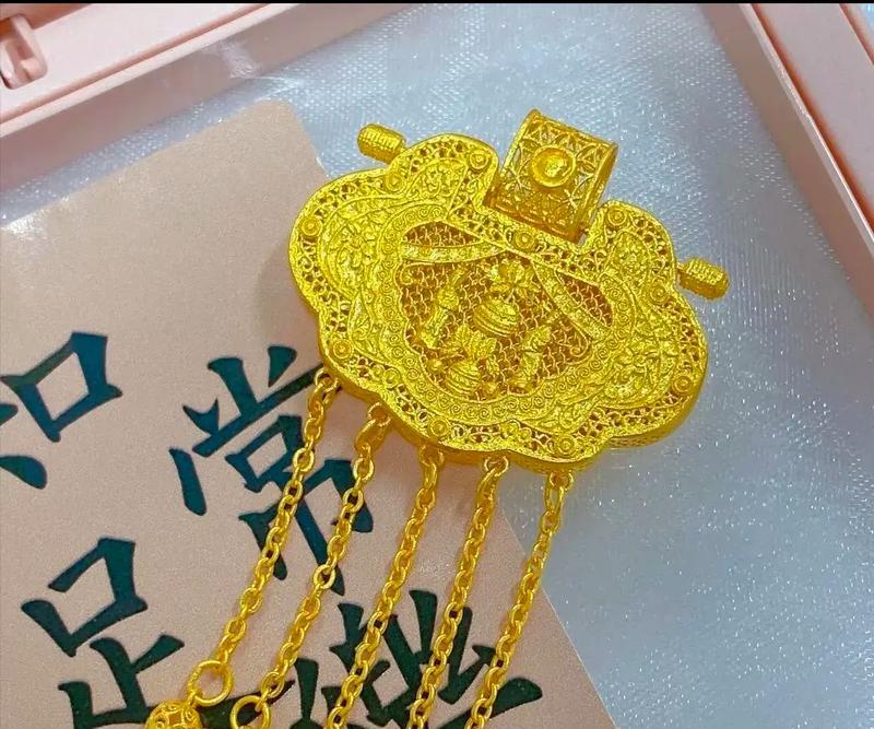 古法富贵花吊坠的寓意是什么？