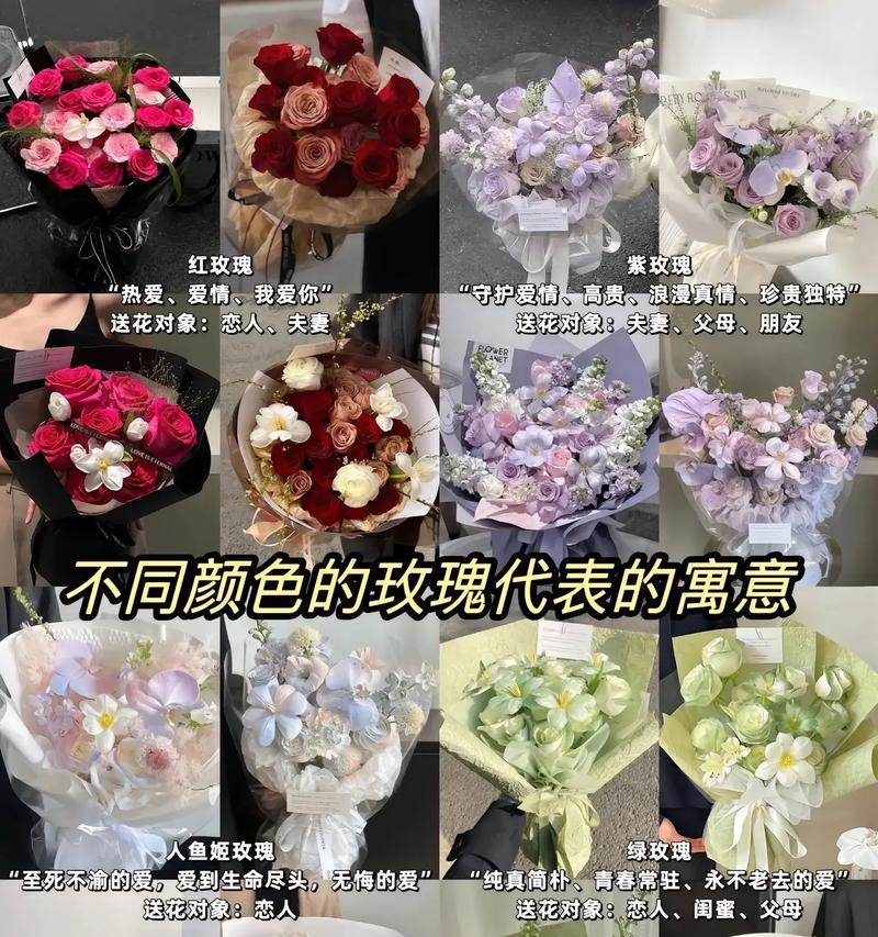 玫瑰花颜色及其象征意义是什么？