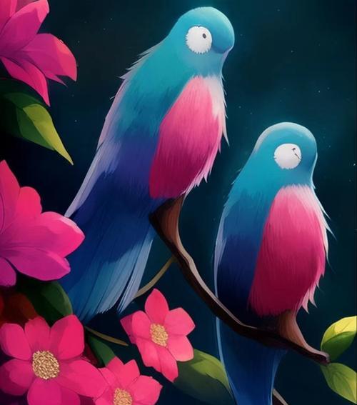 蓝色和粉色花的寓意是什么？